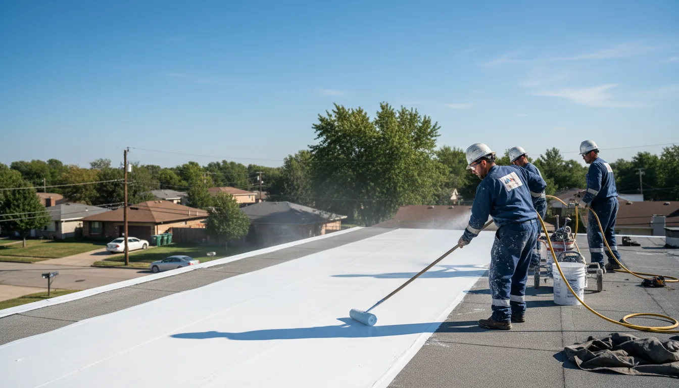 Commercial roof coating in Canyon Lake, TX near me